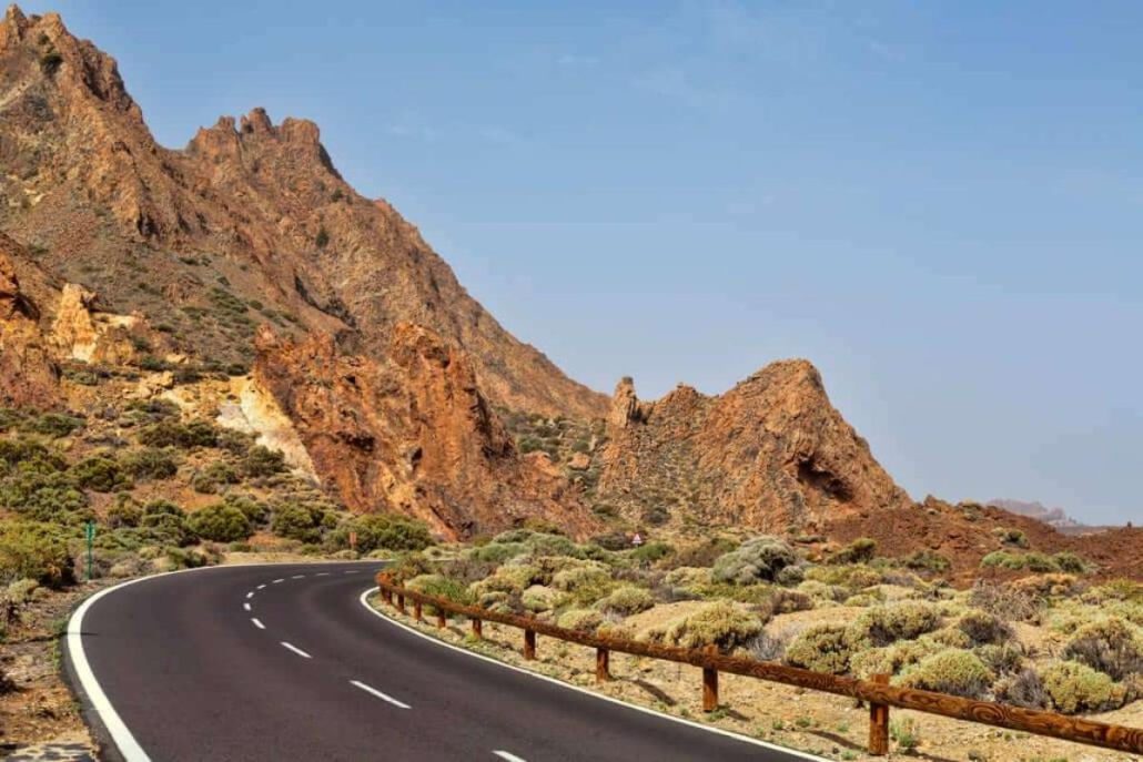 carretera hacia el teide