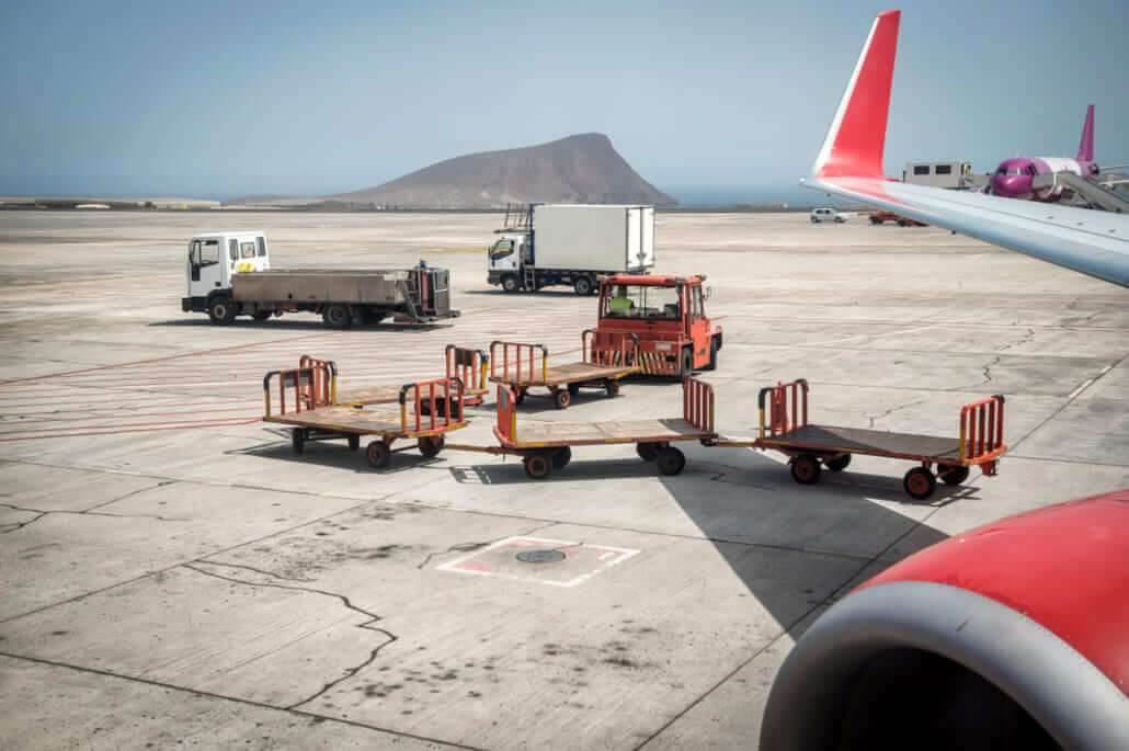 Mapa de los aeropuertos de Tenerife
