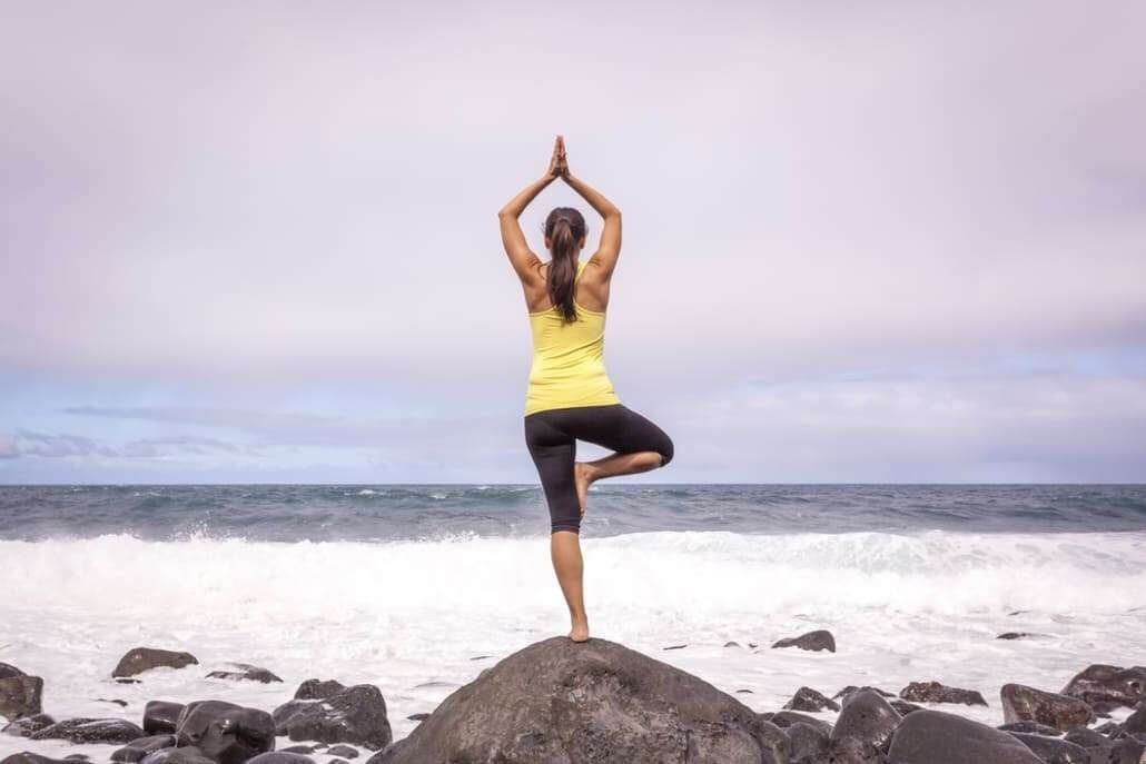 Retiro de yoga en una playa de Tenerife