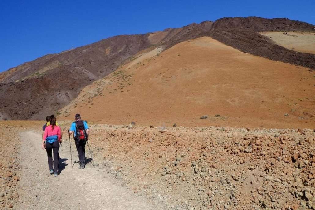 subida al teide montaña blanca