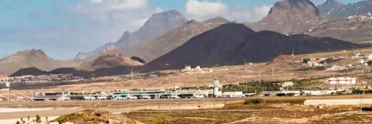 Mapa aeropuertos de Tenerife